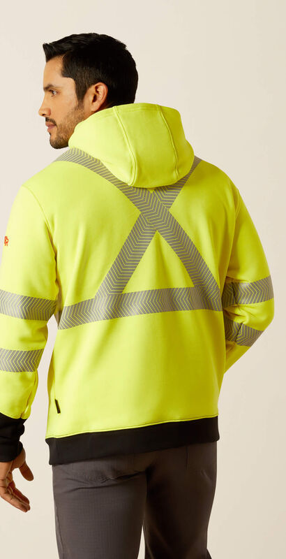 FR Hi-Vis Hoodie Back